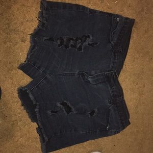 Faded Black shorts